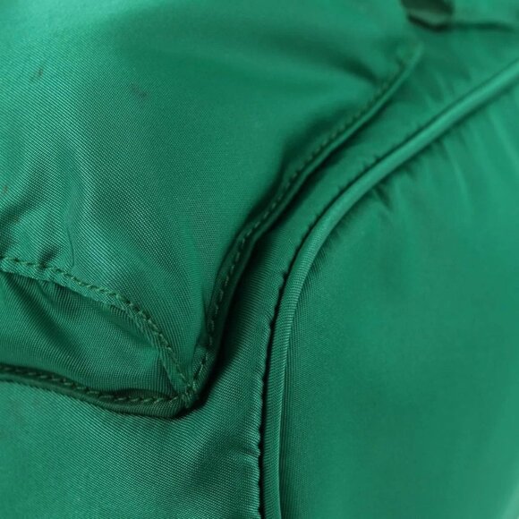 PRADA Backpack Nylon Green Silver Auth 136123V - Picture 3 of 16